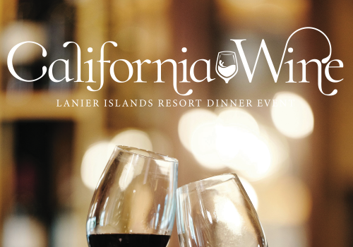 Two hands clink wine glasses with 